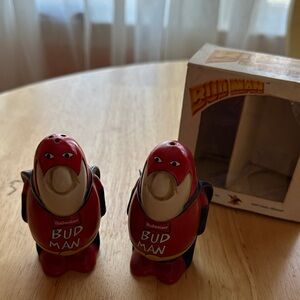 Budweiser Bud Man Action Figure Set - Red and Black